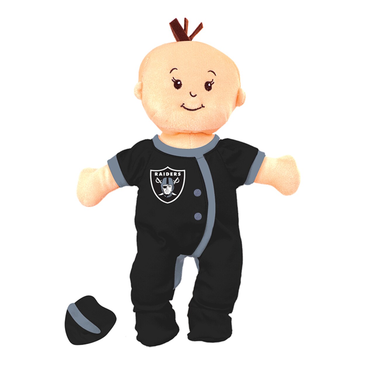 BabyFanatic Wee Baby Fan Doll - NFL Las Vegas Raiders - Officially Licensed Snuggle Buddy